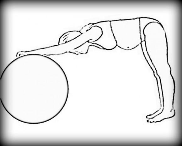 Pilates para embarazadas 022 Ejercicios con la pelota de Pilates para embarazadas