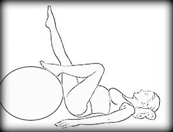 Pilates para embarazadas 081 Ejercicios con la pelota de Pilates para embarazadas