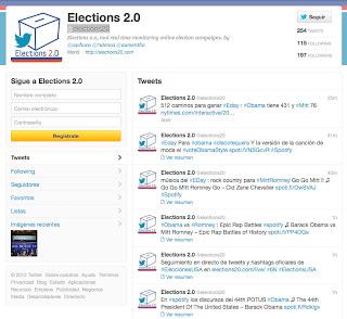 Elections 2.0, la herramienta de monitorización en tiempo real de campañas electorales en Internet Elections 2.0, la herramienta de monitorización en tiempo real de campañas electorales en Internet
