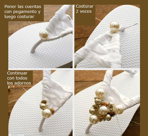 DIY - Adorna tus sandalias plásticas