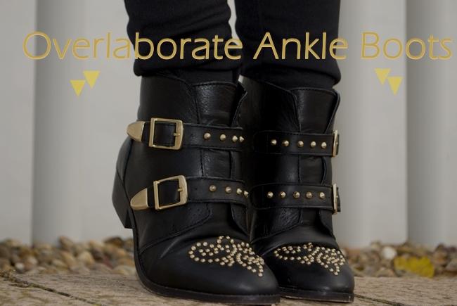 Overlaborate ankle boots Overlaborate ankle boots