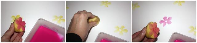 Original manera de decorar papel con patatas