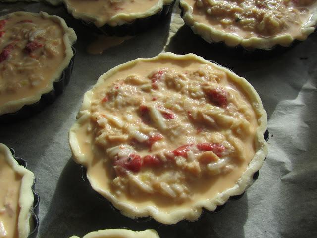 Tartaletas de atún y pimientos Tartaletas de atún y pimientos