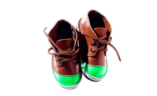 zapatos neon verde Zapatos para niños con un toque flúor ¡Chulísimos!