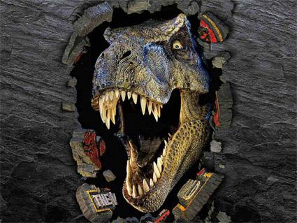Póster de ‘Parque Jurásico 3D’ – Los velocirraptores regresan en Abril de 2013 jurassic-park-t-rex
