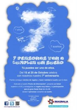 Imaginalia, el Centro Comercial y de Ocio de Albacete, regala sueños en su séptimo aniversario Imaginalia, el Centro Comercial y de Ocio de Albacete, regala sueños en su séptimo aniversario