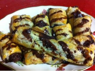 Cañas y flautas de chocolate Cañas y flautas de chocolate