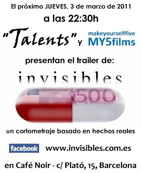 Presentación del TRAILER de INVISIBLES