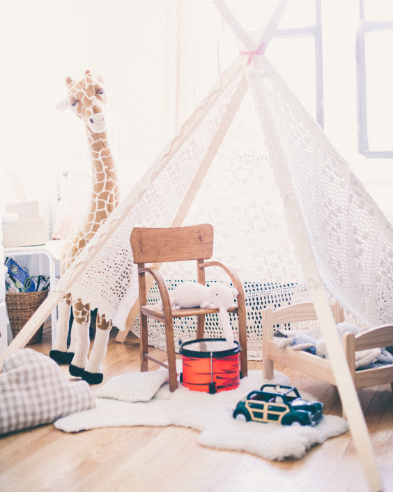 Un teepee para niños: 10€ y 20 minutos Un teepee para niños: 10€ y 20 minutos