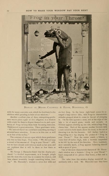 Escaparates de 1899 ¿Cómo hacer que el escaparate pague la renta de mi negocio?