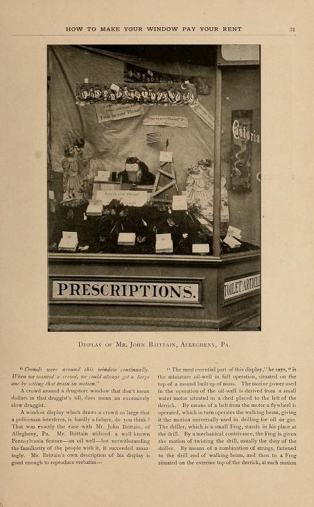Escaparates en 1899 ¿Cómo hacer que el escaparate pague la renta de mi negocio?