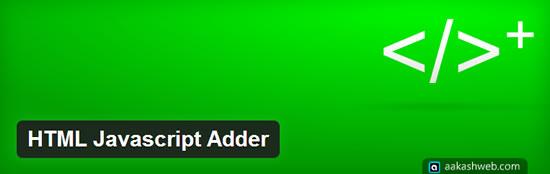 HTML Javascript Adder: Plugin de WordPress para poder insertar código
