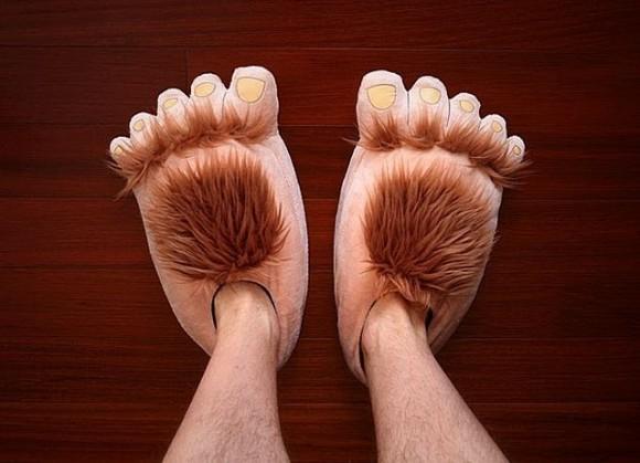 Regalos basados en El Hobbit - Zapatillas peludas Regalos originales para Navidad y Reyes basados en El Hobbit