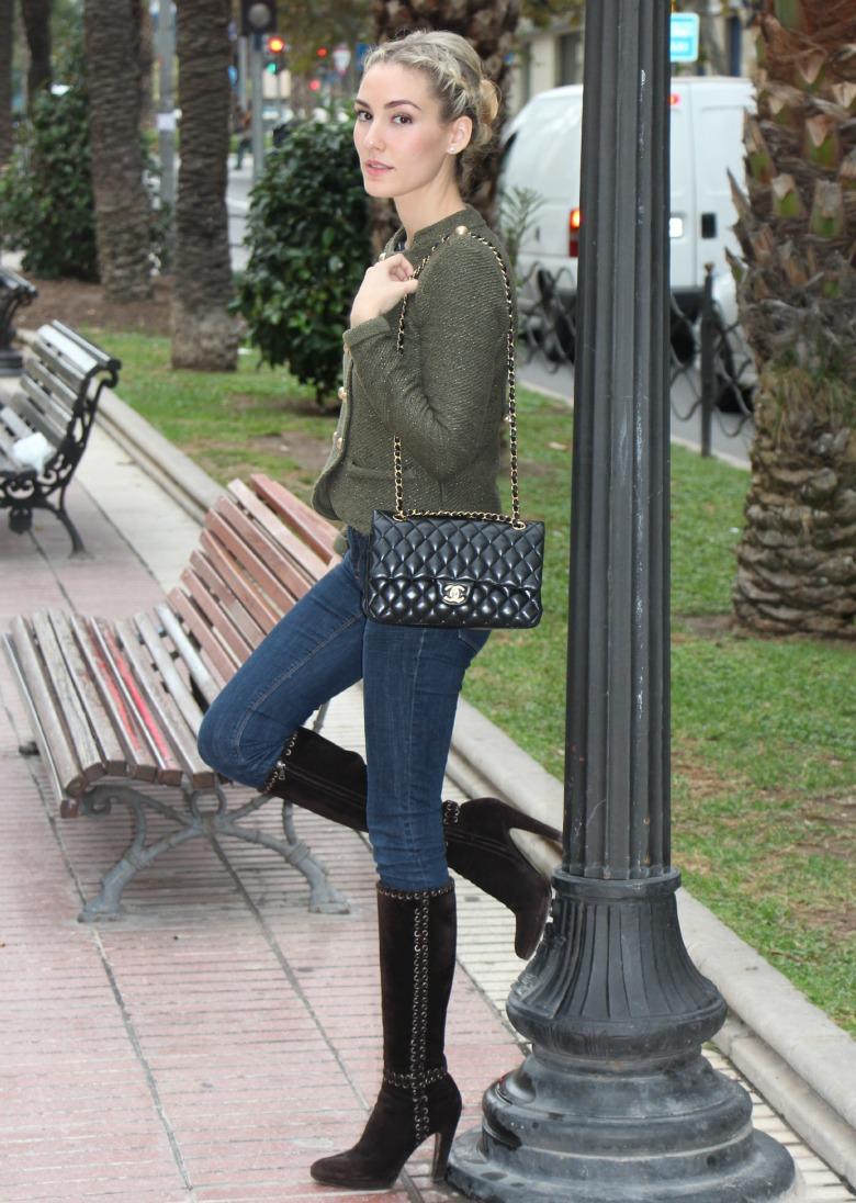 Street Style Tricot Militar