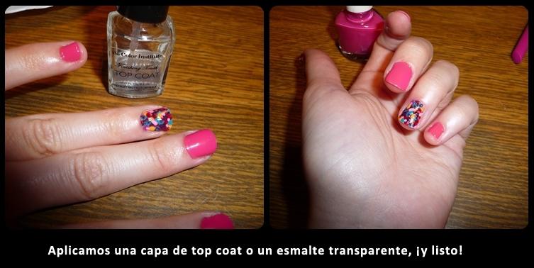 MANICURA DE TOPITOS DE COLORES MANICURA DE TOPITOS DE COLORES