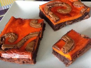 BROWNIE DE CHOCOLATE Y CALABAZA BROWNIE DE CHOCOLATE Y CALABAZA