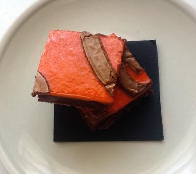 BROWNIE DE CHOCOLATE Y CALABAZA BROWNIE DE CHOCOLATE Y CALABAZA