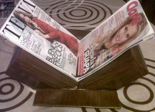 Dyc ecológico: Revistero con una caja de zapatos Dyc ecológico: Revistero con una caja de zapatos