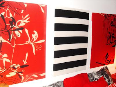 Cuadros con retales y corcho Cuadros con retales y corcho