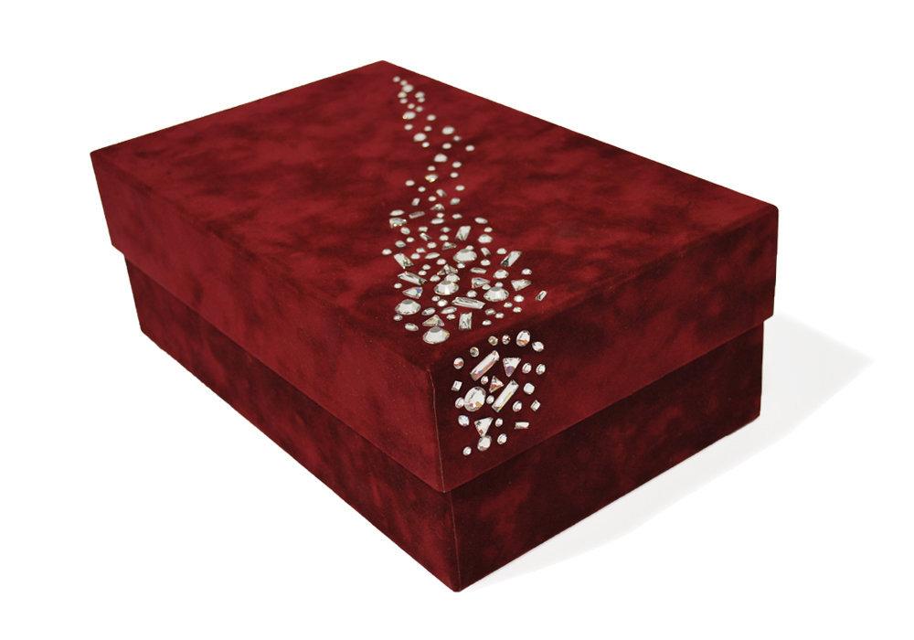 caja roja swarovski