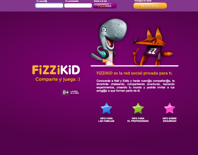 Fizzikid: red social para niños de 8 a 14 años Fizzikid: red social para niños de 8 a 14 años