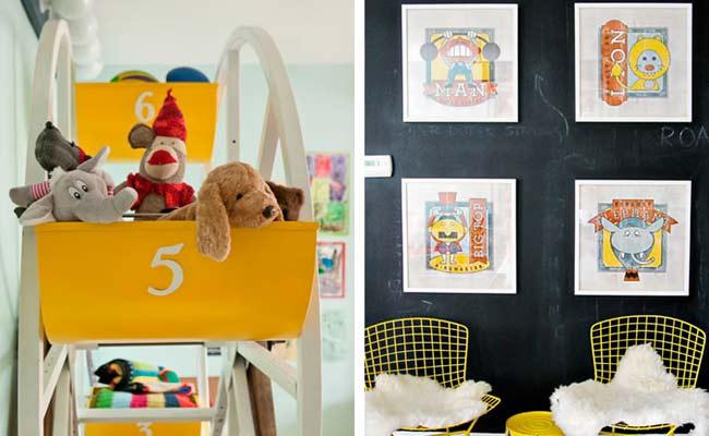 habitación de niños de colores habitacion niños1 Un habitación de ensueño para tus hijos