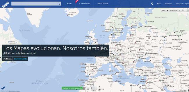 here Nokia anuncia la plataforma de mapas Here, con apps móviles, inclusive para iOS