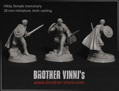 Brother Vinni's Hilda, Female Mercenary