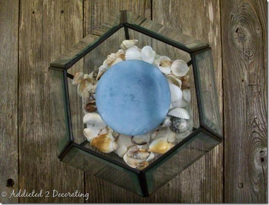 latón luz después de las 2 Araña de latón antiguo convertido en un sostenedor de vela