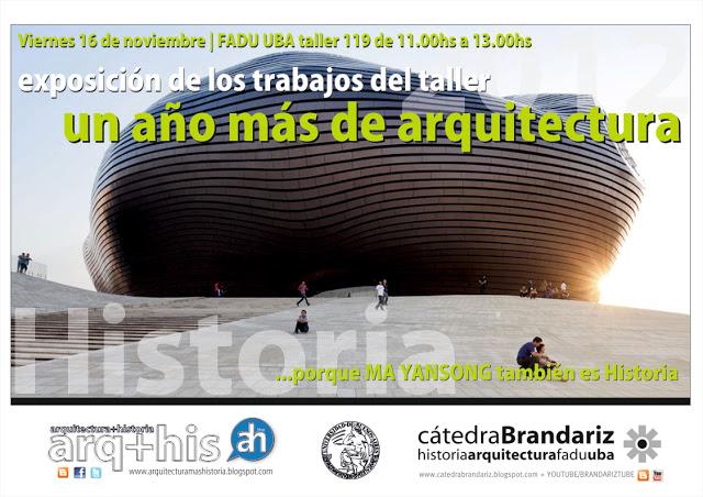 Un Año más de Arquitectura. Exposición Cátedra Brandariz FADU UBA 2012
