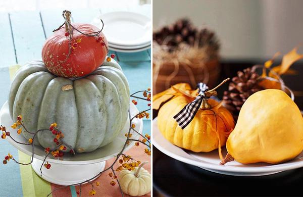 centros-calabazas decoración fiesta otoño