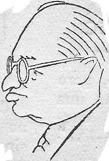 Caricatura de Alexander Alekhine Caricatura de Alexander Alekhine