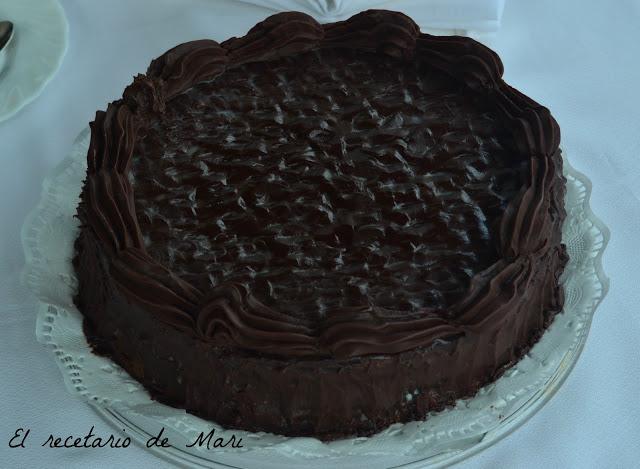 TARTA DE CHOCOLATE (Paso a paso)