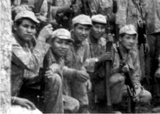 Soldaditos en la guerrilla del Che en Bolivia