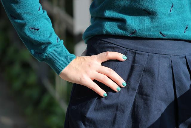 Navy and Turquoise Navy and Turquoise