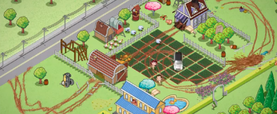 Mini destruye las cosechas del Farmville Mini destruye las cosechas del Farmville