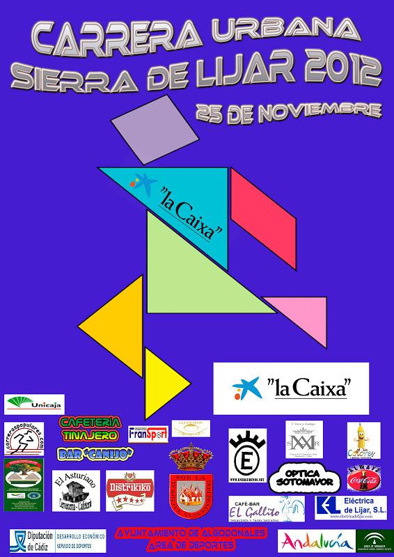 CARTEL carrera sierra 2012p VI Carrera urbana Sierra de Lijar, Algodonales