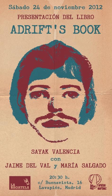 sayakenmadridweb Presentación del libro: ADRIFT’S BOOK