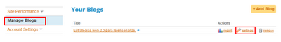 Administrando los blogs Administrando los blogs