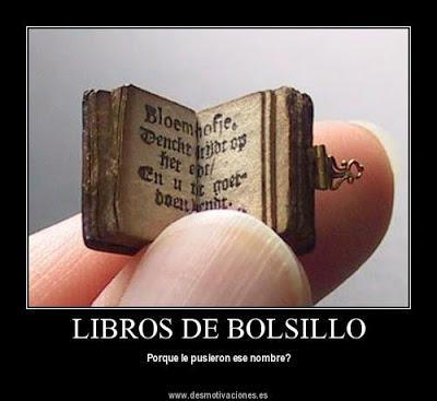 ¿QUE SON PARA TI LOS LIBROS DE BOLSILLO? ¿QUE SON PARA TI LOS LIBROS DE BOLSILLO?
