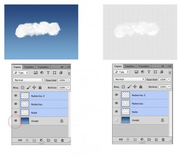 Crear una nube realista con Photoshop Cs6