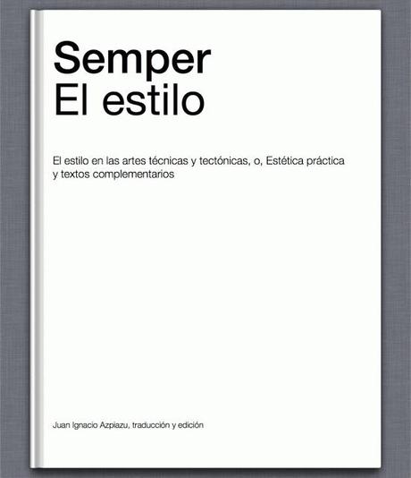 Semper, El Estilo. En Español y en Itunes. Reportaje al editor J. I. Azpiazu