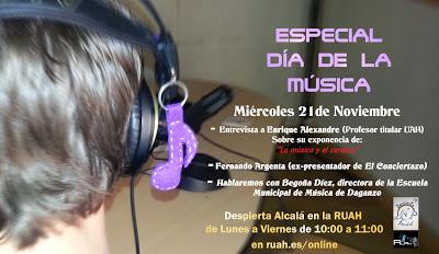 El día de la música en Despierta Alcalá