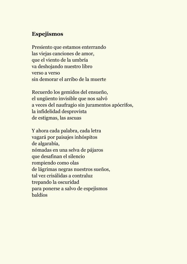 CARMINA IN MINIMA RE : MI PLAQUETTE DE POESÍA CARMINA IN MINIMA RE : MI PLAQUETTE DE POESÍA