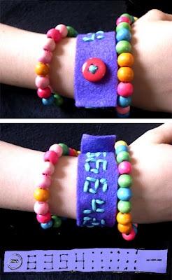 Hazlo tú misma - Cómo hacer una pulsera con el teléfono por si el niño se pierde Ideas para DIY (do it yourself = háztelo tú mismo): Textil