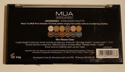 Undressed, la paleta más completa de MUA. Undressed, la paleta más completa de MUA.