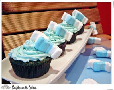 Pitufocupcakes para mesa para 7000 millones