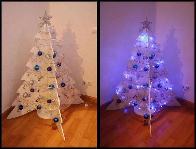 Diy-Navidad: El árbol de cartón recoclado de Erika