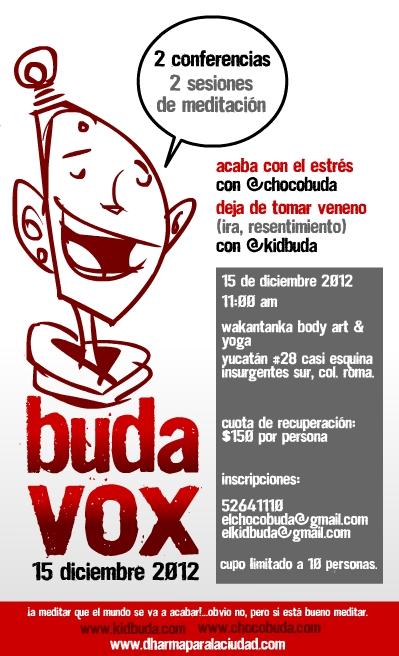 BV01 BudaVox 2012. Mañana de charla y meditación