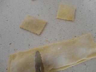 Ravioli de Foie con Salsa de Champiñones y Almendra